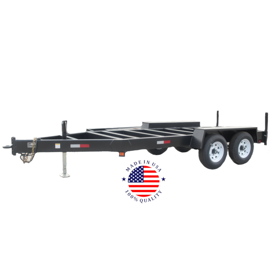 10,400 Lbs Open Deck Generator Trailer