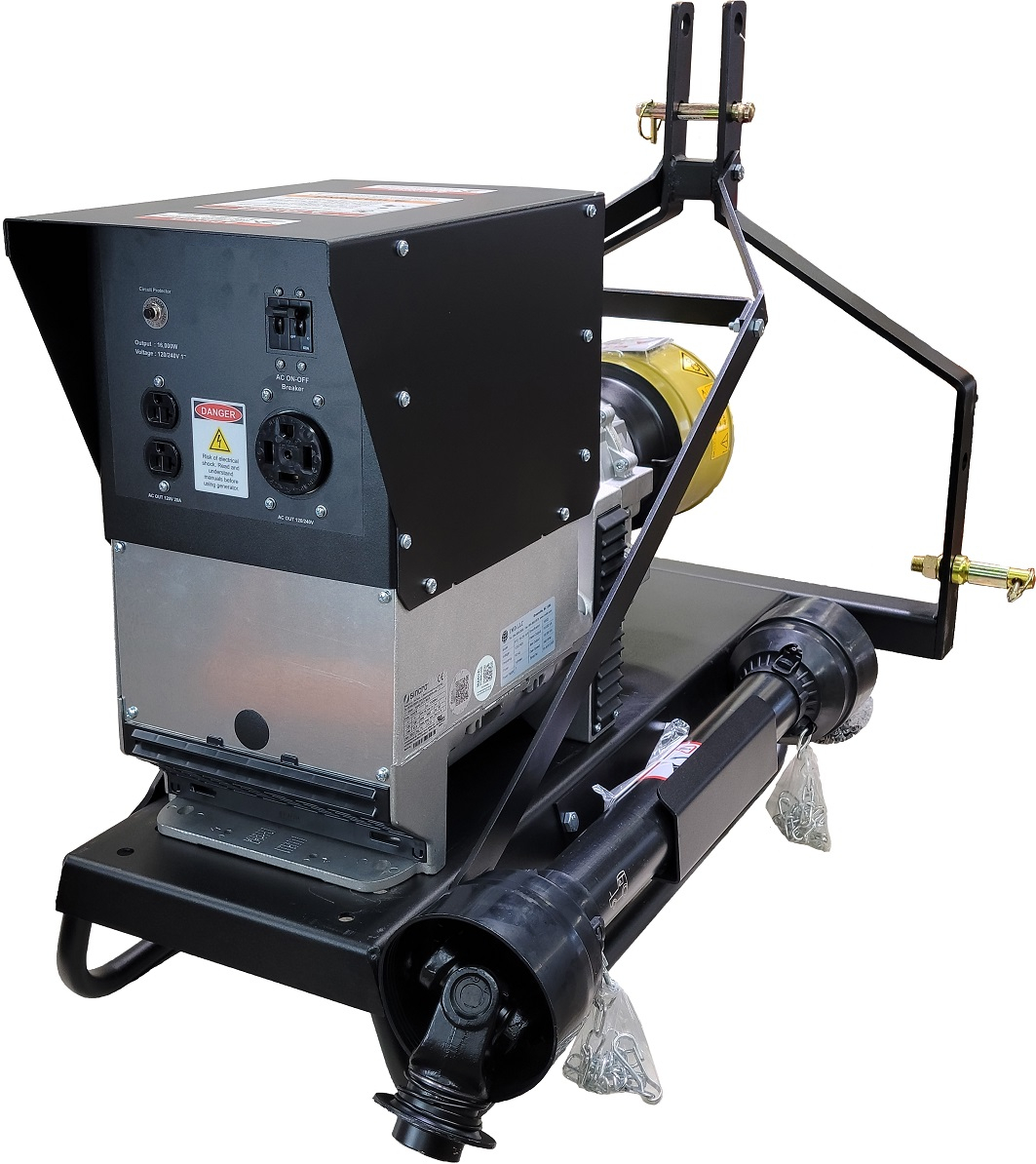 16 Kw Generator PTO Driven 1 Phase Complete Package