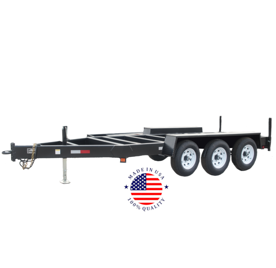 21,000 Lbs Open Deck Generator Trailer