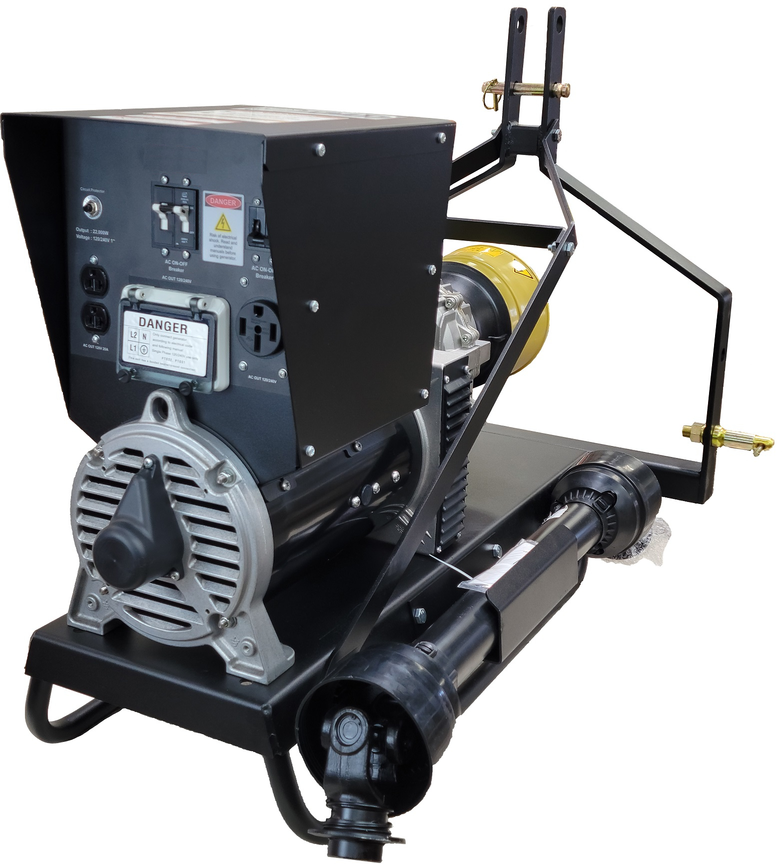 22 Kw Generator PTO Driven 1 Phase Complete Package
