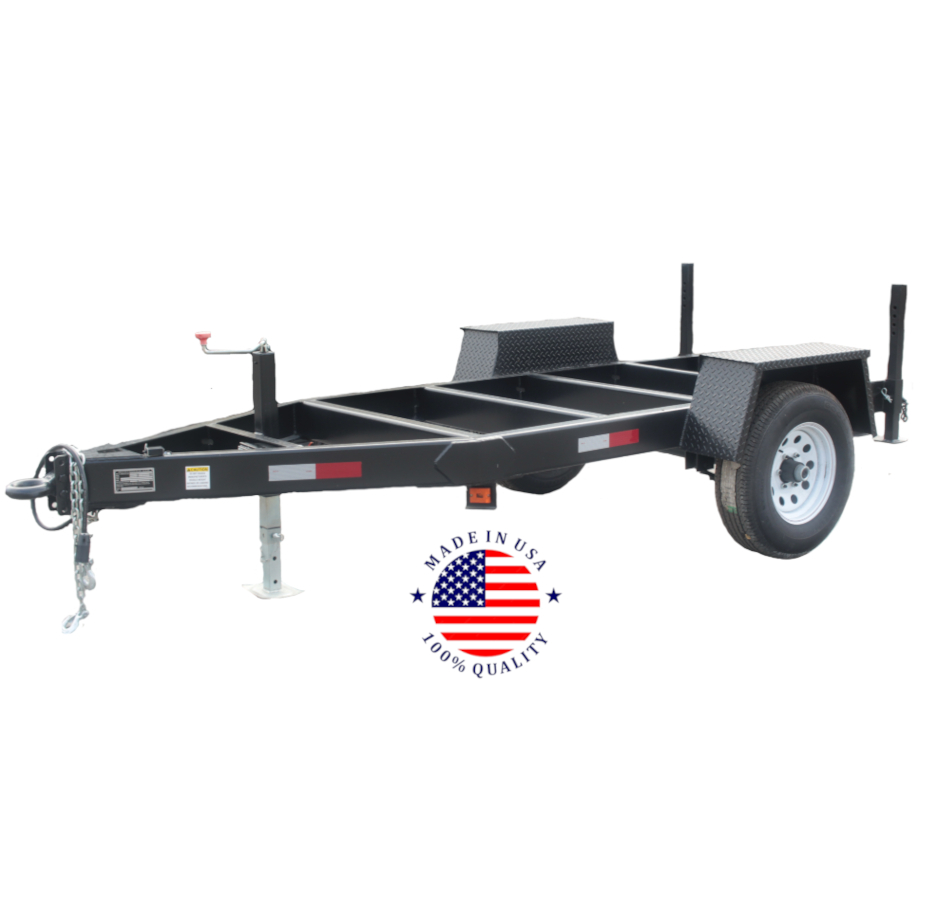 5200 Lbs Open Deck Generator Trailer
