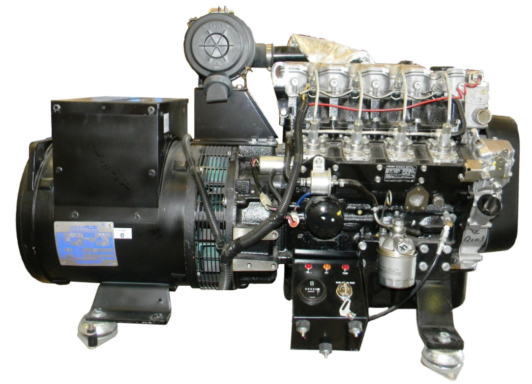 ISUZU 21 kW Diesel Marine Generator Keel Cooled