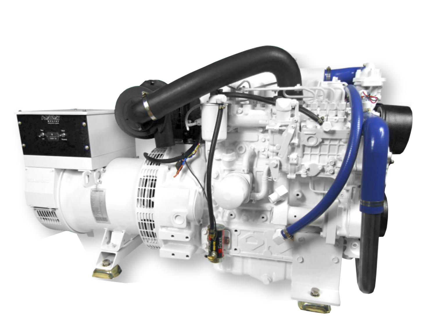 Kubota 30 kW Marine Diesel Generator Heat Exchange Cooled