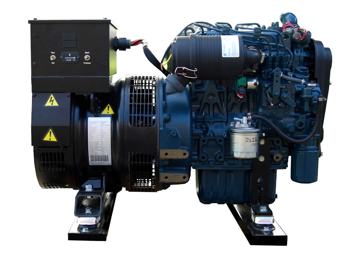Kubota 9.5 kW Diesel Marine Generator Keel Cooled