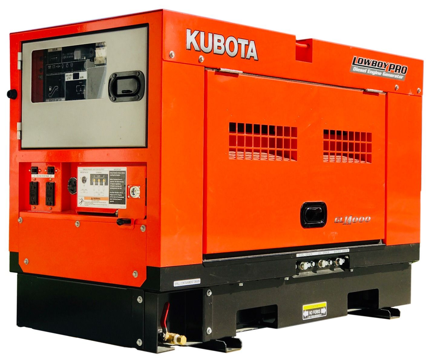 Kubota Diesel Generator GL14000 Lowboy II
