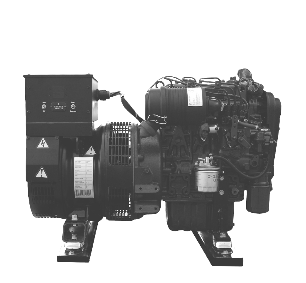 YANMAR 8 kW Marine Diesel Generator - Keel Cooled