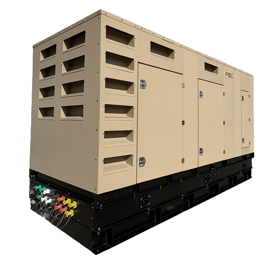 Perkins 500 kW Diesel Generator Enclosed With Fuel Tank