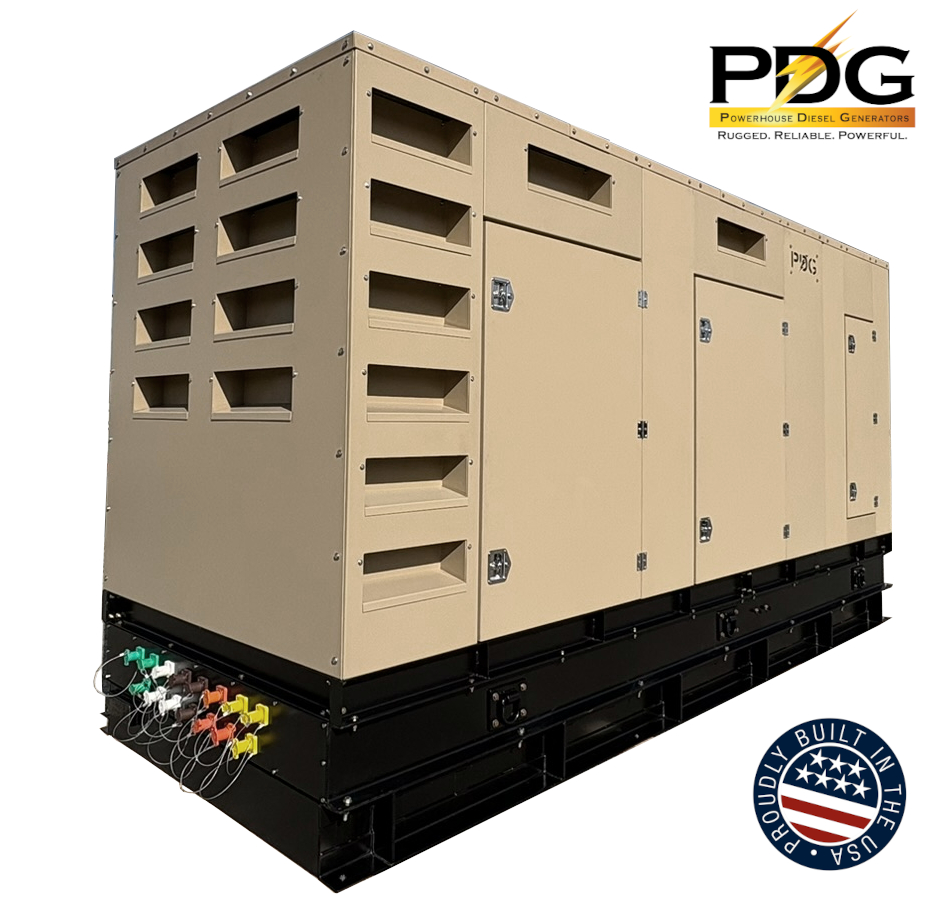 Volvo Tier 4 600 kW Diesel Generator